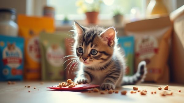 Choisir des croquettes chaton nutritives et adaptées à sa croissance