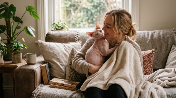 La vie avec un chat Sphinx