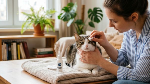 Nettoyer les yeux et les oreilles de son chat : Comment faire ?